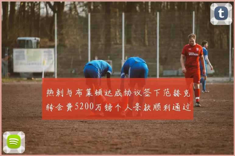 热刺与布莱顿达成协议签下范赫克转会费5200万镑个人条款顺利通过